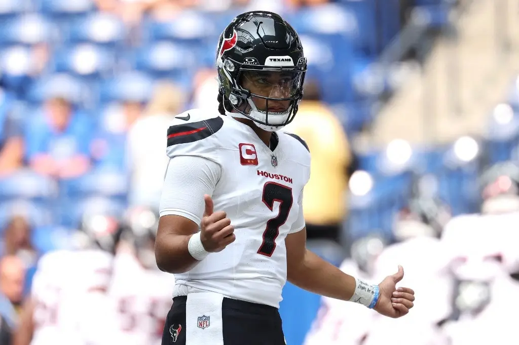 C.J. Stroud #7 of the Houston Texans - Michael Hickey/Getty Images/AFP